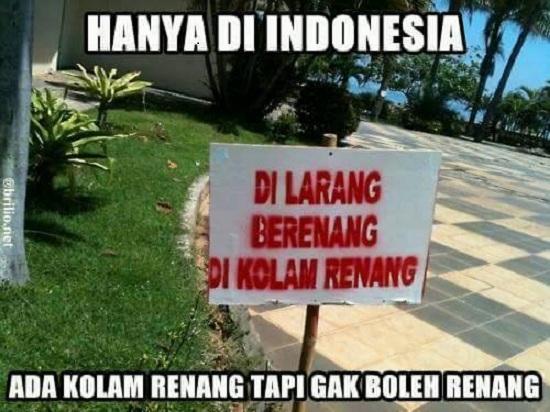 Tentu saja hal ini hanya ada di Indonesia Kwikku, Tentu saja hal ini hanya ada di Indonesia
