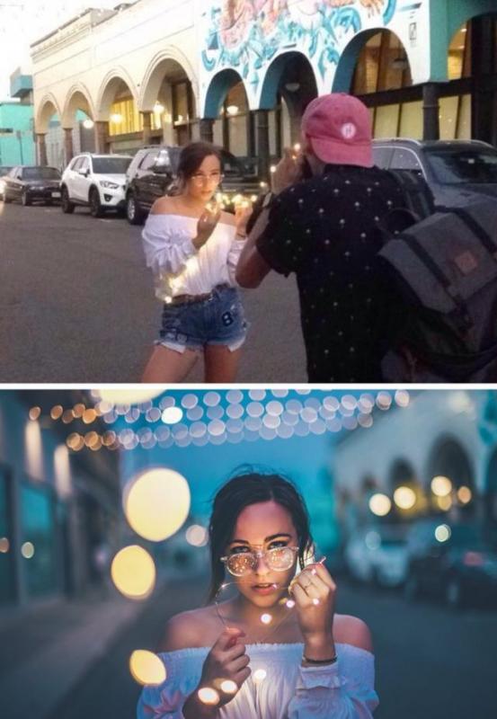 Ternyata hanya dengan bermodalkan beberapa lampu gantung potret bisa sememukau ini yah Kwikku, Ternyata hanya dengan bermodalkan beberapa lampu gantung potret bisa sememukau ini yah