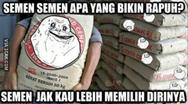 Semen apa yang bikin rapuh Kwikku, Semen apa yang bikin rapuh