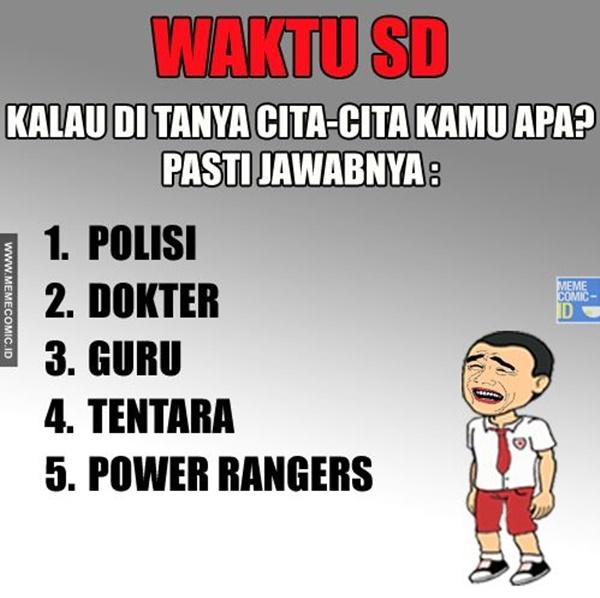 Citacita klasik jaman dulu Kalian dulu citacitanya mau jadi apa Kwikku, Citacita klasik jaman dulu Kalian dulu citacitanya mau jadi apa