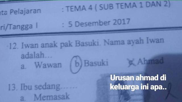 Ada yang tau apa hubungan Ahmad di keluarga itu Kwikku, Ada yang tau apa hubungan Ahmad di keluarga itu