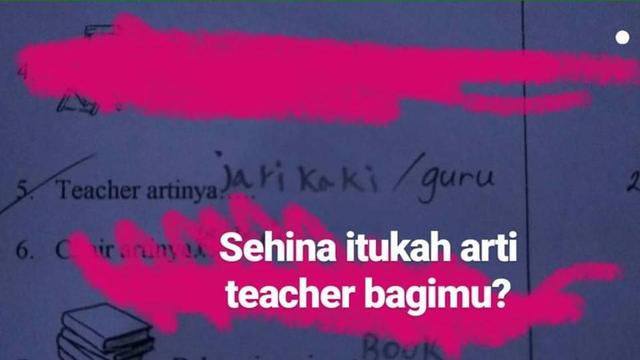 Wkwkwk serendah itukah guru di matamu dik Kwikku, Wkwkwk serendah itukah guru di matamu dik