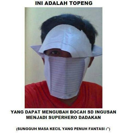 Jika kalian waktu masih kecil sering membuat topeng yang kayak ginian berarti masa kecil kalian penuh dengan fantasi Kwikku, Jika kalian waktu masih kecil sering membuat topeng yang kayak ginian berarti masa kecil kalian penuh dengan fantasi