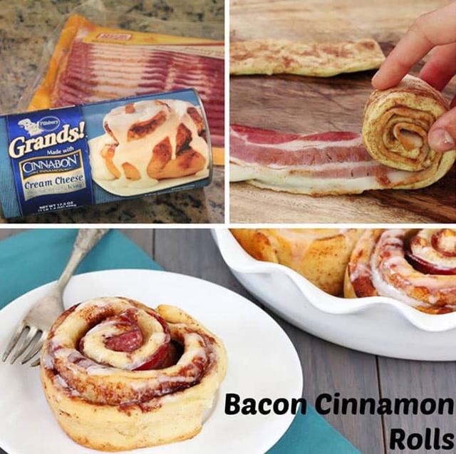 Bacon Cinnamon Rolls Kwikku, Bacon Cinnamon Rolls
