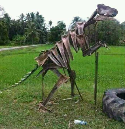 Di Indonesia fosil Dinosaurus bisa mudah di temukan oleh masyarakat Desa Kwikku, Di Indonesia fosil Dinosaurus bisa mudah di temukan oleh masyarakat Desa