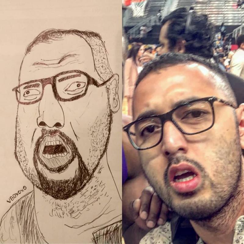 Bang Kemal kayaknya lagi kurang beruntung nih Kirakira gimana ekspresi dia ketika melihat hasil sketsa yang satu ini ya guys Wkwkwkwk Kwikku, Bang Kemal kayaknya lagi kurang beruntung nih Kirakira gimana ekspresi dia ketika melihat hasil sketsa yang satu ini ya guys Wkwkwkwk