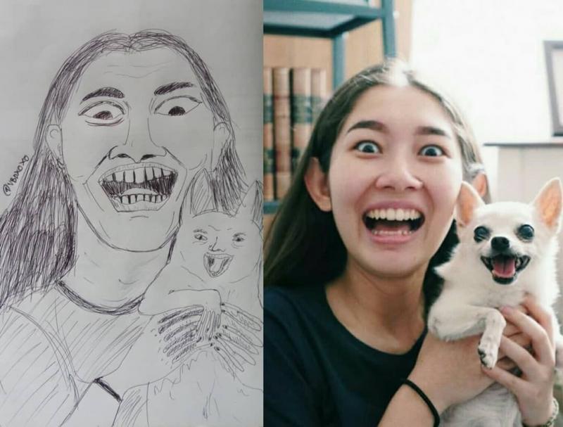Ada gak di antara kalian yang bisa menjelaskan kok bisa sketsanya menjadi sangat menyeramkan seperti ini Kwikku, Ada gak di antara kalian yang bisa menjelaskan kok bisa sketsanya menjadi sangat menyeramkan seperti ini