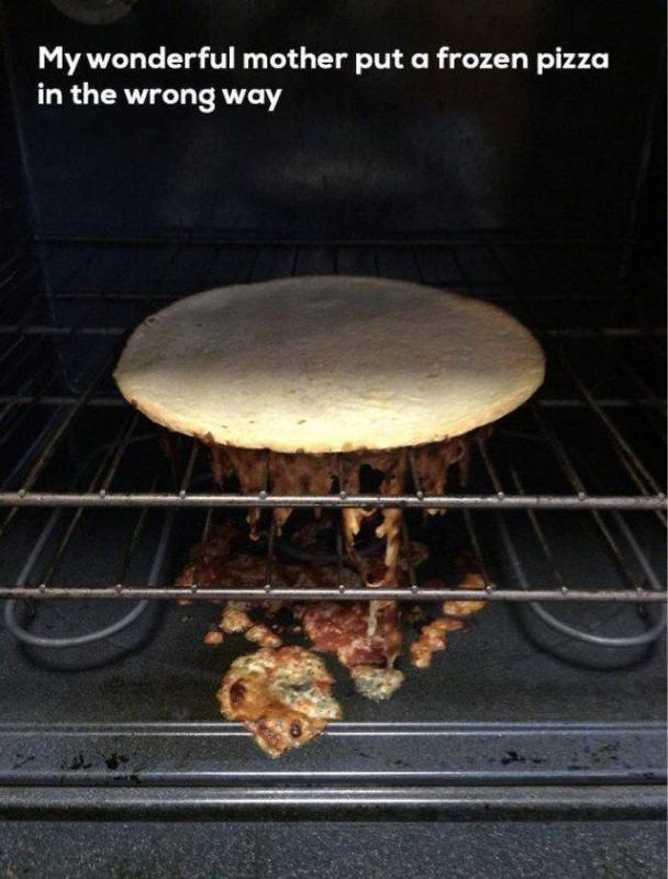 Setelah menunggu lama ternyata pizza yang selama ini dia tunggutunggu malah hancur di dalam mesin pemanas nih guys Sungguh hari yang sangat sial Kwikku, Setelah menunggu lama ternyata pizza yang selama ini dia tunggutunggu malah hancur di dalam mesin pemanas nih guys Sungguh hari yang sangat sial