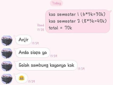 Unik banget salah sambungnya wkwkwkwk Apa kalian pernah menjawab demikian Kwikku, Unik banget salah sambungnya wkwkwkwk Apa kalian pernah menjawab demikian