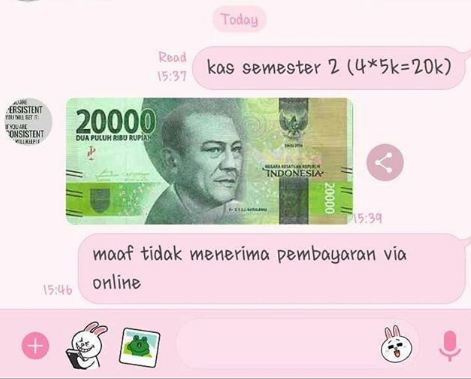 Si pengirim hanya bisa menjawab dengan jawaban tersebut Kwikku, Si pengirim hanya bisa menjawab dengan jawaban tersebut