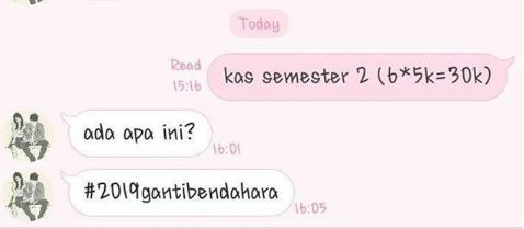 Dia gak suka di tagih uang kas sama bendahara jadi lebih pilih ganti bendahara baru tuh wkwkwkw Kwikku, Dia gak suka di tagih uang kas sama bendahara jadi lebih pilih ganti bendahara baru tuh wkwkwkw