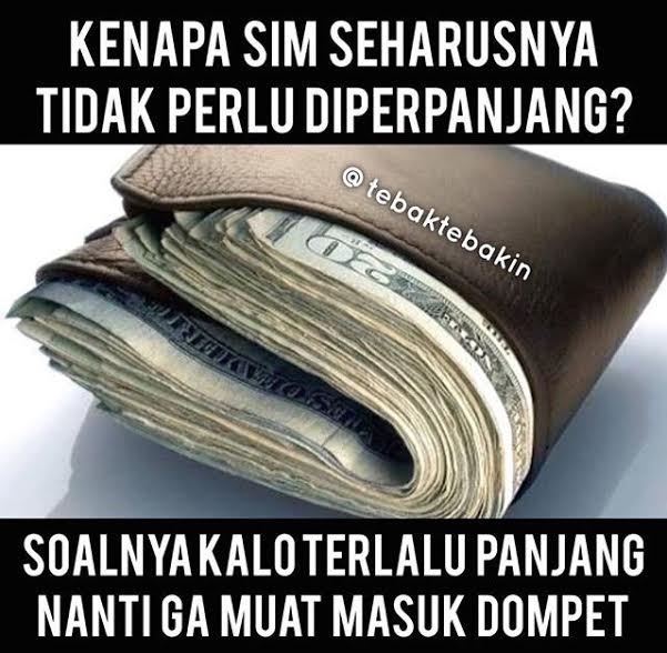 Biasanya pertanyaan ini hanya bisa di jawab oleh orang cerdas saja Kenapa sim seharusnya tidak perlu di perpanjang Kwikku, Biasanya pertanyaan ini hanya bisa di jawab oleh orang cerdas saja Kenapa sim seharusnya tidak perlu di perpanjang