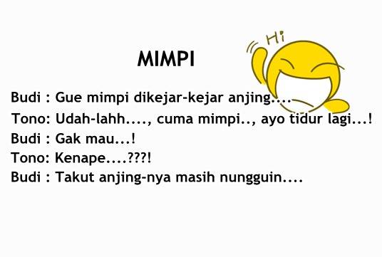 Unik juga yah mimpinya bisa nyambung lagi walaupun udah kebangun hihihi Kwikku, Unik juga yah mimpinya bisa nyambung lagi walaupun udah kebangun hihihi
