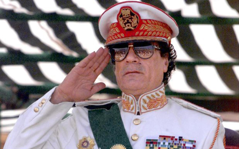 Moammar Gaddafi Kwikku, Moammar Gaddafi