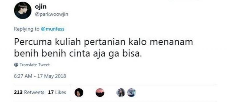 Emangnya jaman sekarang udah ada benih pertanian yang bernama benihbenih cinta Kwikku, Emangnya jaman sekarang udah ada benih pertanian yang bernama benihbenih cinta