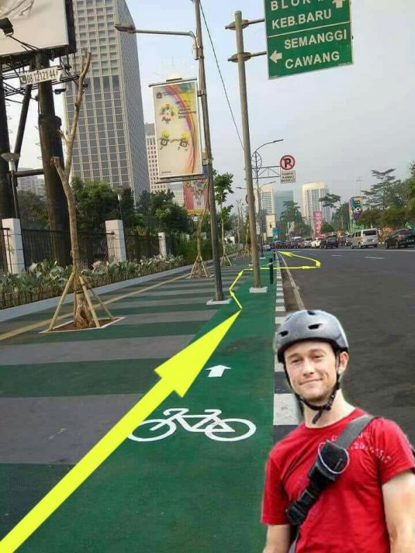 Atau memang ini adalah tantangan zigzag seperti yang ada di meme ini Pesepeda aja kewalahan Kwikku, Atau memang ini adalah tantangan zigzag seperti yang ada di meme ini Pesepeda aja kewalahan