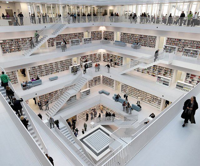 Stuttgart City Library Jerman Kwikku, Stuttgart City Library Jerman